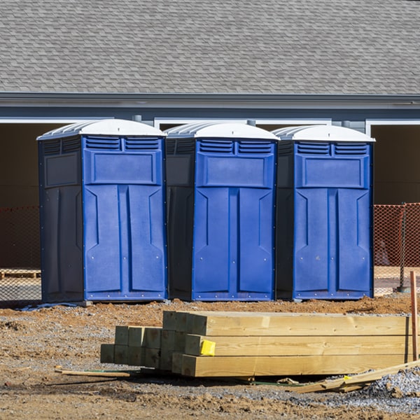 how can i report damages or issues with the porta potties during my rental period in Vilonia AR